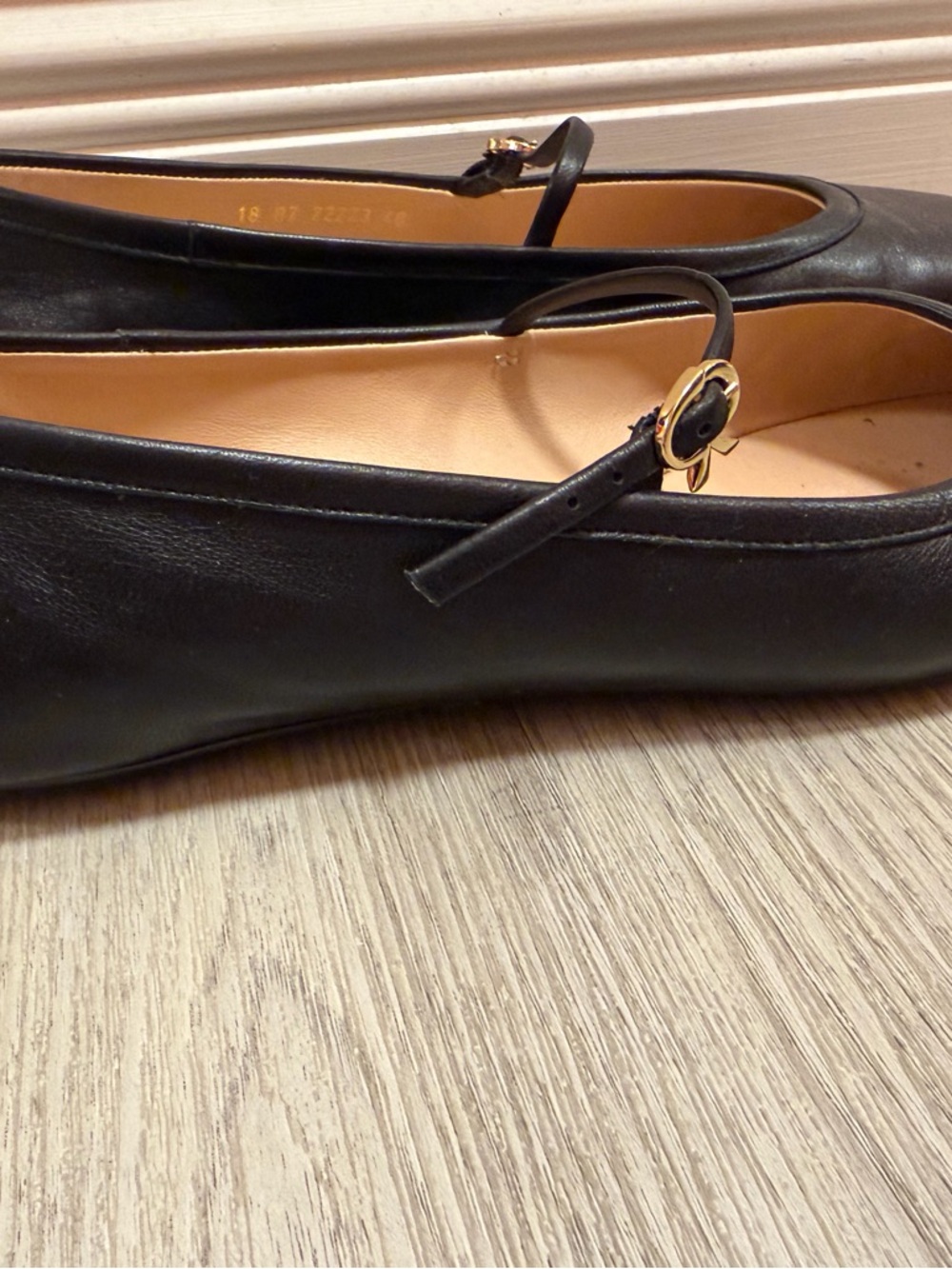 GIANVITO ROSSI Black Carla Ballerina Flats - Picture 4 of 4